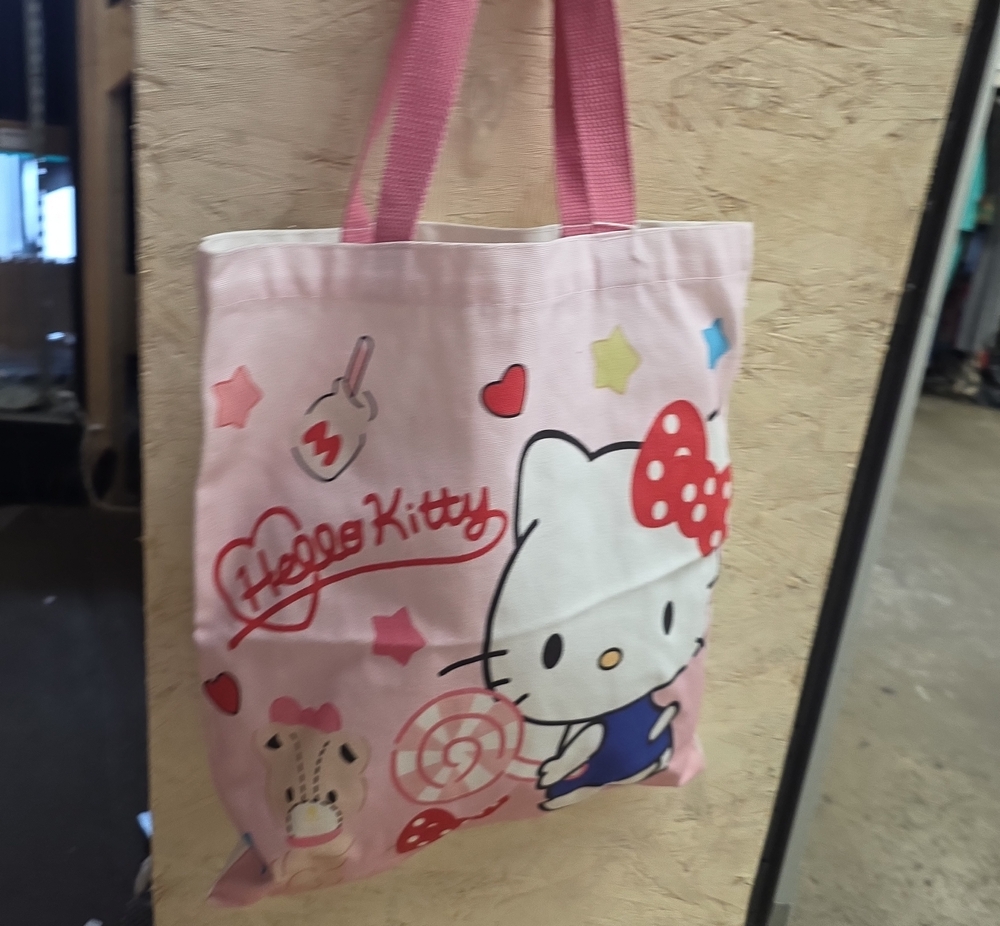 Hello Kitty Pink and Red Character Tote